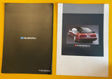 Subaru SVX Two English Brochures with Hong Kong dealer name card NIHOBBY 日改通商  