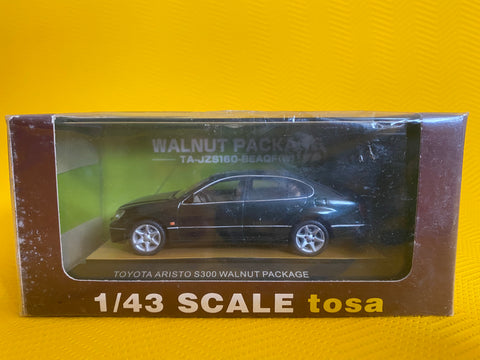 TOSA 1/43 TOYOTA ARISTO S300 300V JZS160  LEXUS GS300  DARK GREEN MICA NIHOBBY 日改  one of 816pcs