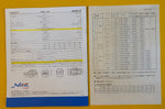 TOYOTA 1998 Starlet Glanza EP91 Brochure with price list. 日改通商