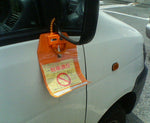 Tsuko-Tegata 通行手形 lucky charm parking violation(駐車違反). Traffic Safety Amulet.