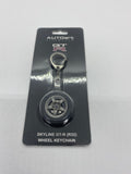 AUTOartDESIGN Nissan Skyline GT-R (R32) Wheel key chain with GT-R emblem Nihobby 日改