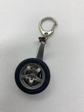 AUTOartDESIGN Nissan Skyline GT-R (R32) Wheel key chain with GT-R emblem Nihobby 日改