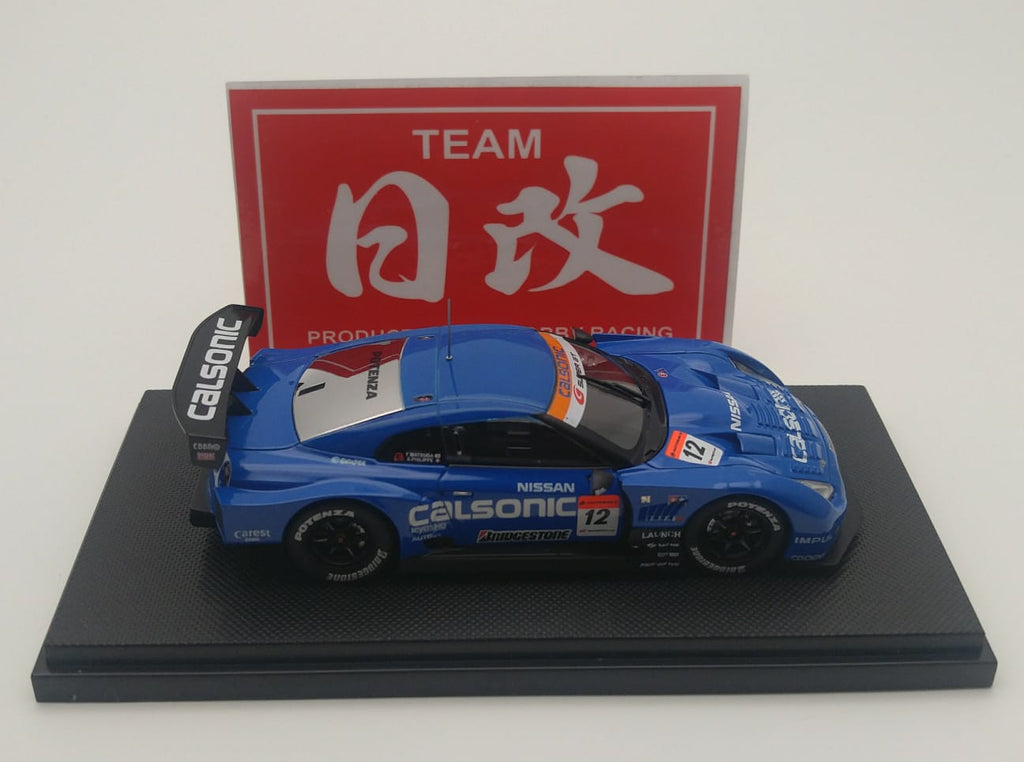 EBBRO NISSAN GT-R R35 1:43 CALSONIC IMPUL 2008 Fuji SUPER GT 500 