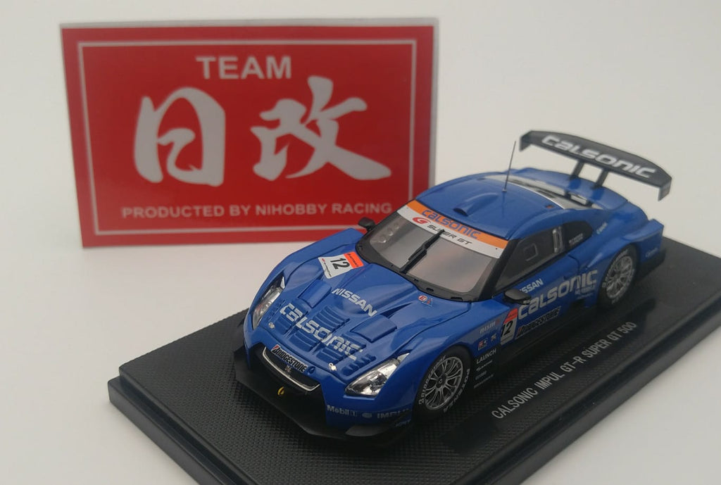 EBBRO NISSAN GT-R 1:43 CALSONIC IMPUL 2008 SUPER GT 500 – NIHOBBY