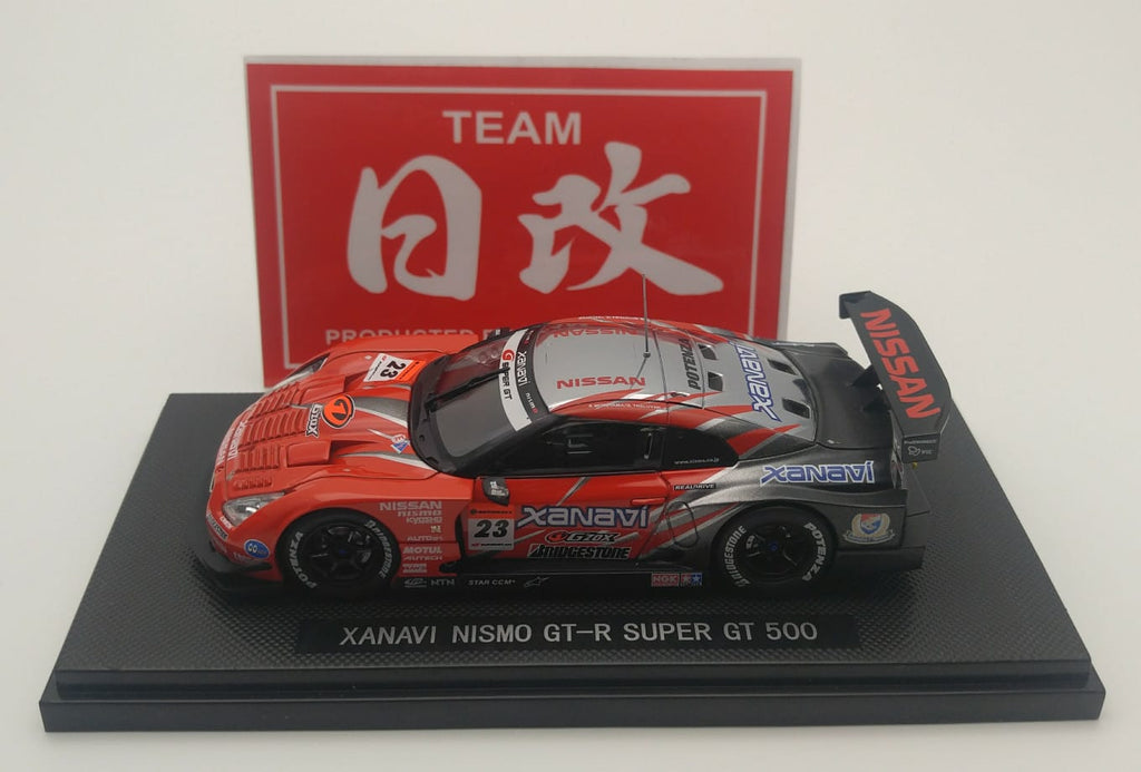 EBBRO NISSAN GT-R No. 23 NISMO XANAVI 1:43 GT-R 2008 SUPER GT500 