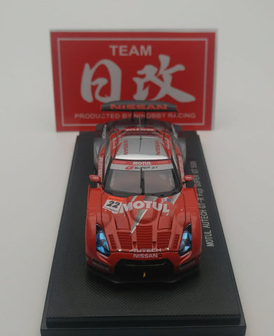 EBBRO NISSSAN GT-R 1:43 NISMO No.22 MOTUL AUTECH GT-R 2008 Fuji