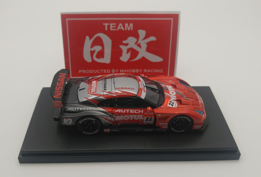 EBBRO NISSSAN GT-R 1:43 NISMO No.22 MOTUL AUTECH GT-R 2008 Fuji 