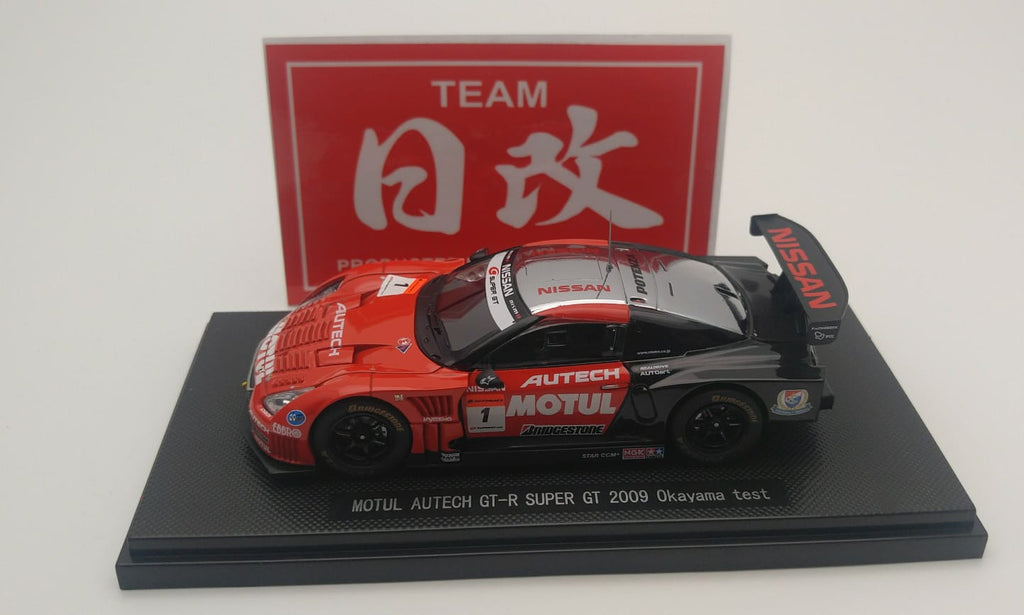 EBBRO NISSSAN GT-R 1:43 NISMO MOTUL AUTECH GT-R 2009 SUPER GT500 