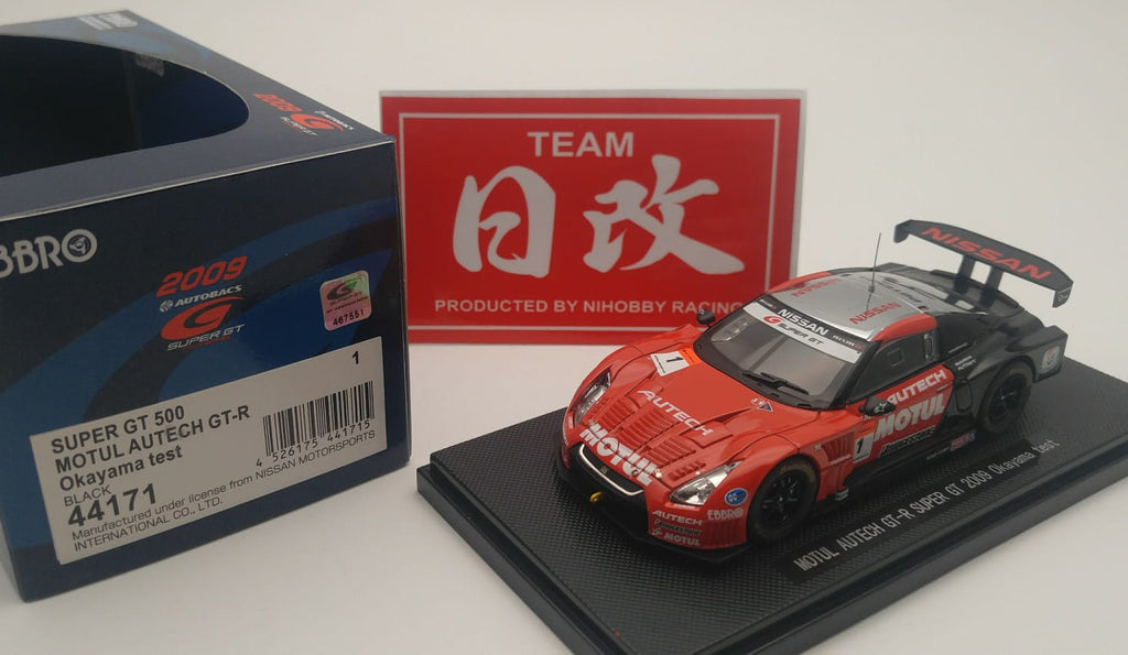 EBBRO NISSSAN GT-R 1:43 NISMO MOTUL AUTECH GT-R 2009 SUPER GT500