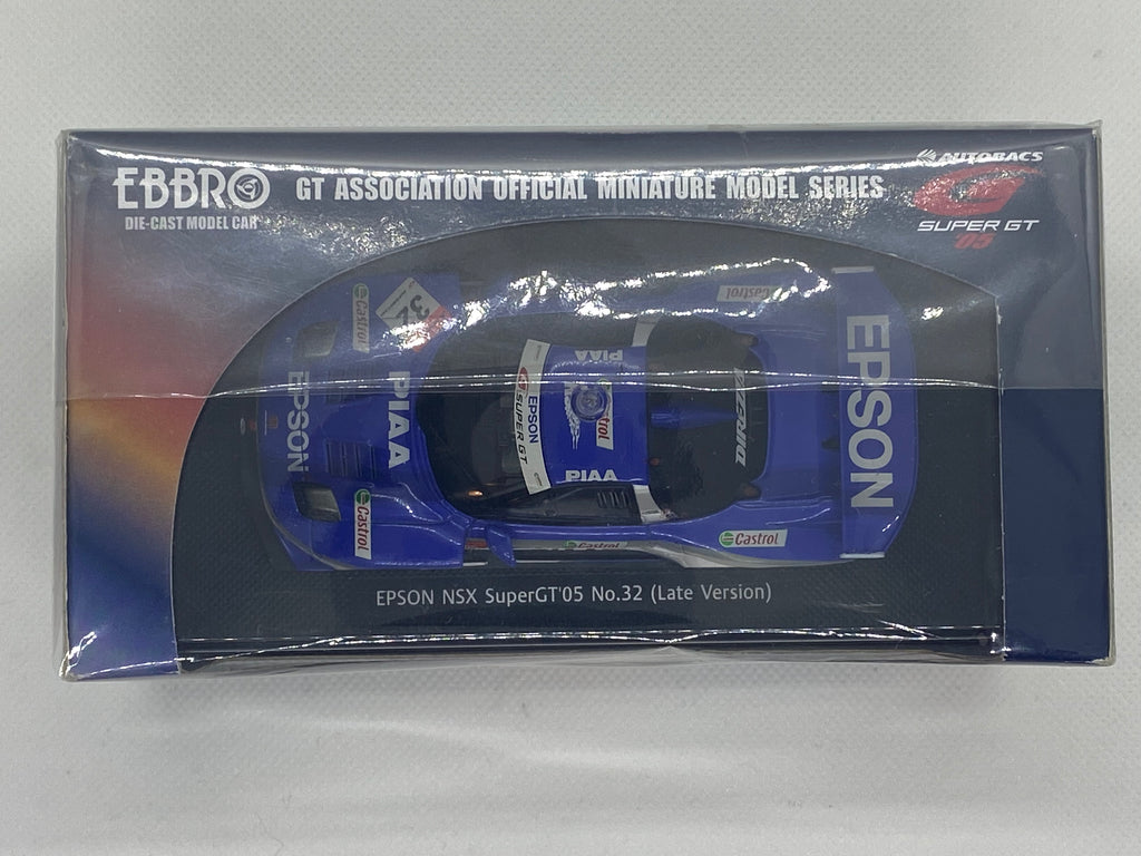 EBBRO 1/43 HONDA EPSON NSX 2005 SUPER GT – NIHOBBY 日改通商