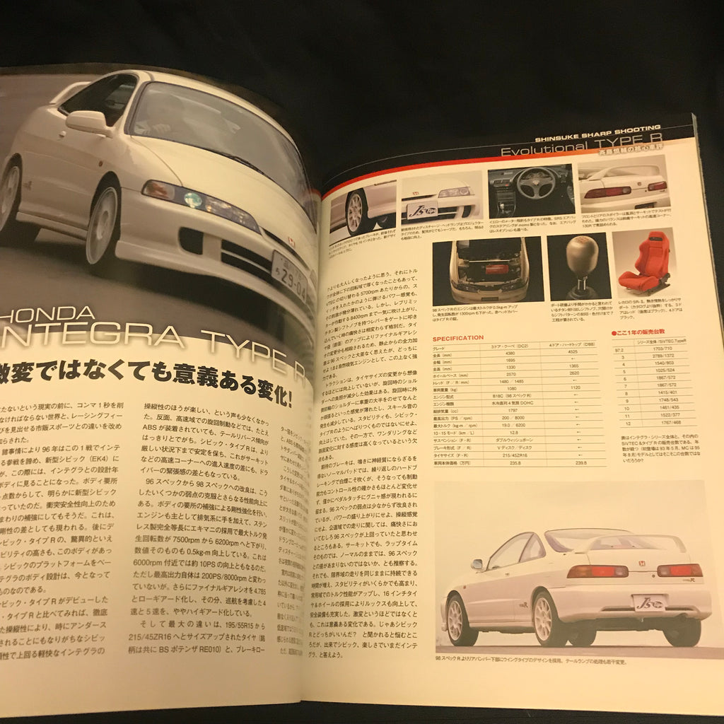 Honda NSX CIVIC INTERGA Type-R magazine – NIHOBBY 日改通商
