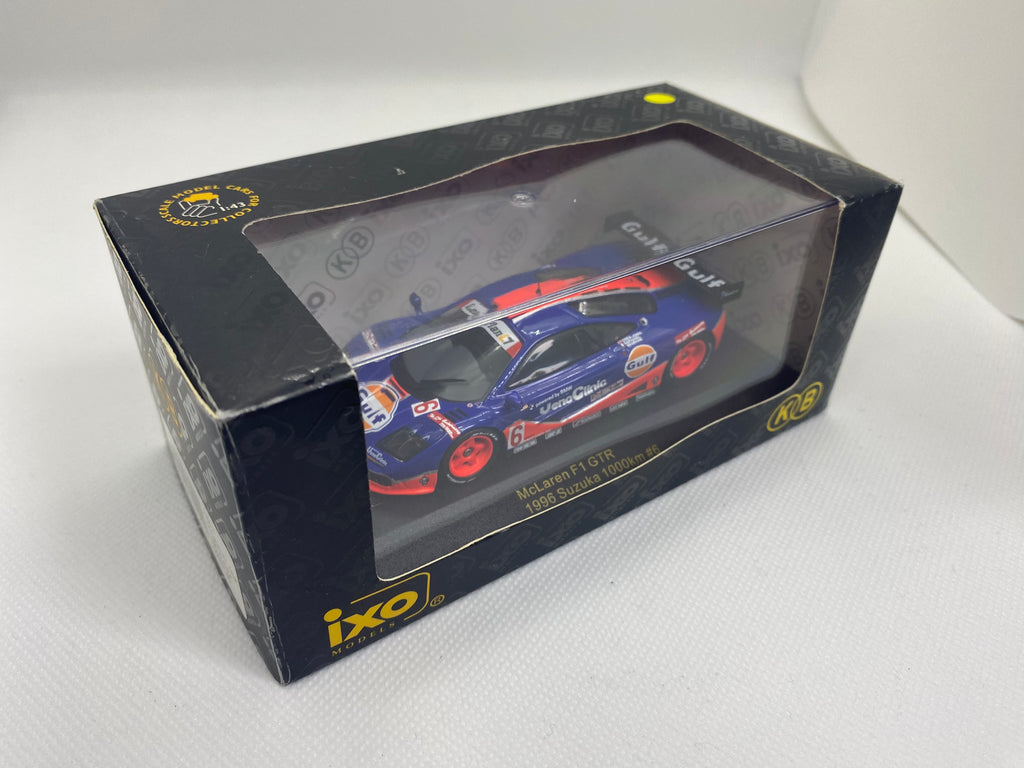 IXO 1/43 McLaren F1 GTR Gulf Suzuka 1000km 1996 #6 – NIHOBBY 日改通商