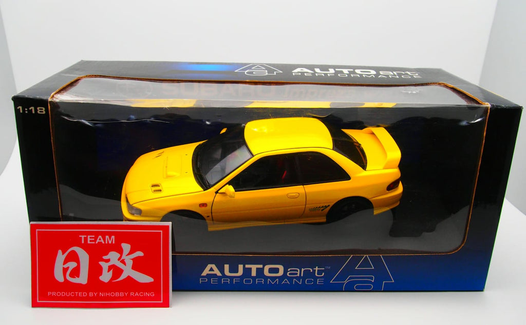 AUTOART SUBARU IMPREZA WRX STI TYPE R YELLOW – NIHOBBY 日改通商