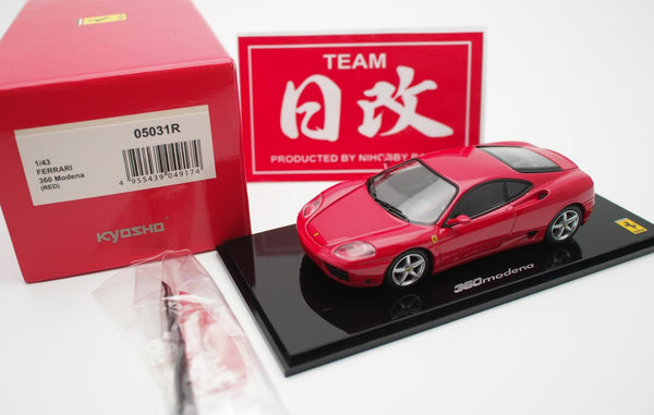 【超希少品】Ferrari F360 Modena ミニカー 1/43 KyoshoFerrari360ModenaRedNihob