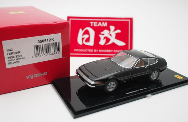 KYOSHO 京商 1/43 Ferrari 365 GTB/4 KYOSHO FERRARI 1/43 365 GTB4 Daytona early Version Black
