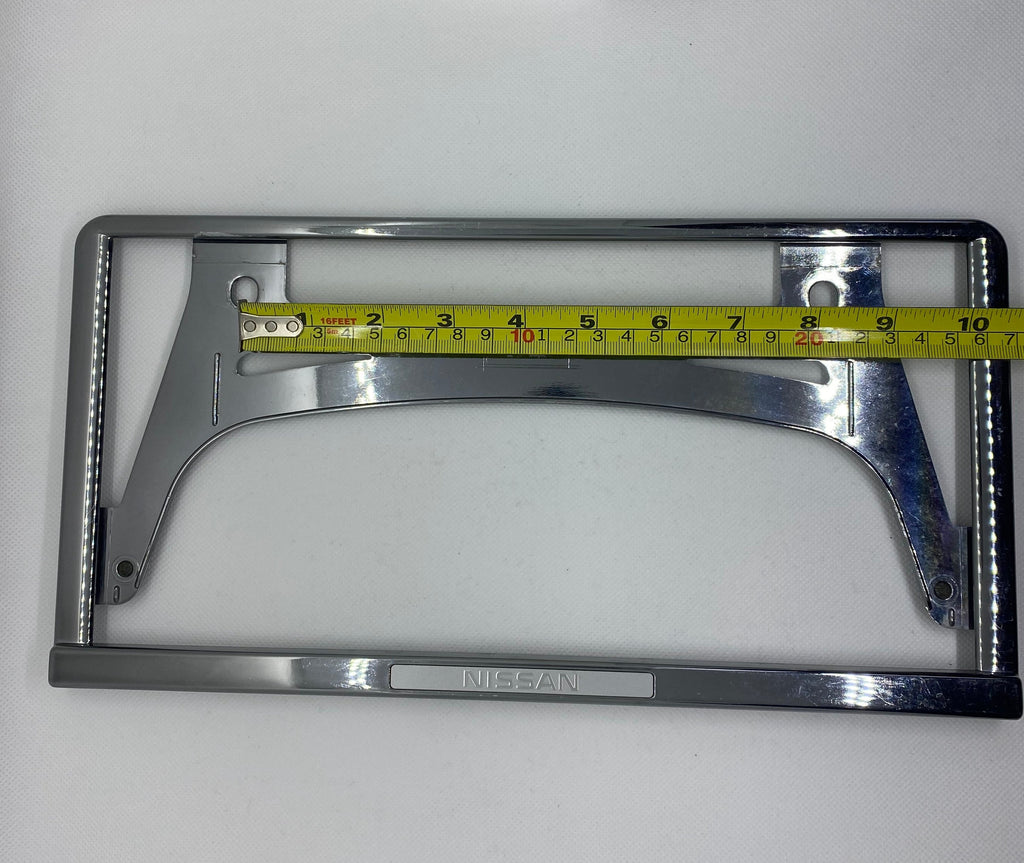 Nissan Genuine chrome License Plate Frame. (one pair) – NIHOBBY 日