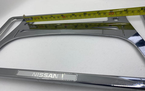 Nissan Genuine chrome License Plate Frame. (one pair) – NIHOBBY 日