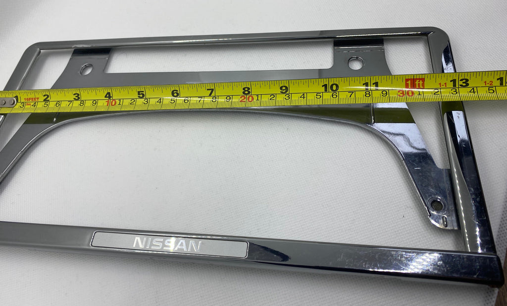 Nissan Genuine chrome License Plate Frame. (one pair) – NIHOBBY 日