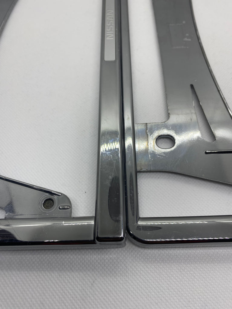 Nissan Genuine chrome License Plate Frame. (one pair) – NIHOBBY 日