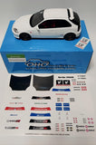 OTTO 1/18  HONDA CIVIC TYPE-R EK9 with TE37 wheel and decals model Limited 720 units Discontinued!! Championship White Nihobby 日改通商