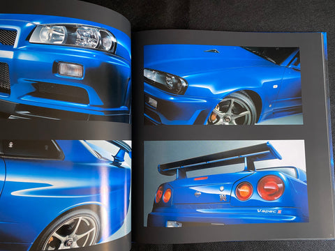 Nissan SKYLINE R34 GT-R Hardcover Brochure ＋OPTIONAL PARTS