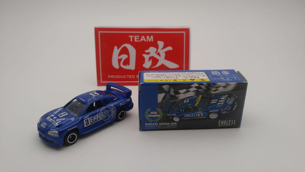 TOMICA NISSAN SKYLINE R34 GTR ENDLESS ADVAN SUPER N1 2002 CHAMPION.