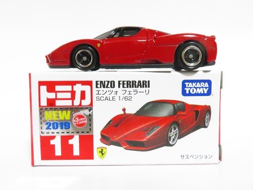 TOMICA No. 11 FERRARI ENZO with 2019 Sticker. – NIHOBBY 日改通商