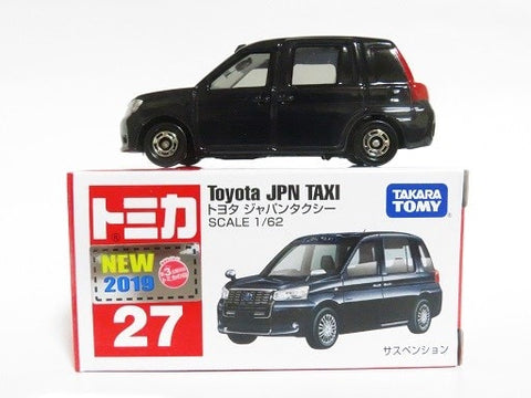 TOMICA No. 27 TOYOTA JAPAN TAXI  with 2019 Sticker. NIHOBBY 日改