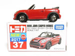 TOMICA No.37 MINI JOHN COOPER WORKS with 2017 sticker. NIHOBBY 日改