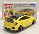 TOMICA No.40 Honda CIVIC Type R FK8  First Launch Edition with 2021 50th anniversary Sticker.日改通商Nihobby