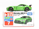 TOMICA No. 7 MERCEDES-AMG GTR with 2017 Sticker. NIHOBBY 日改
