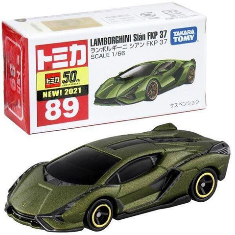 TOMICA No. 89 LAMBORGHINI SIAN FKP 37 with 2021 50th anniversary Sticker.Nihobby 日改通商