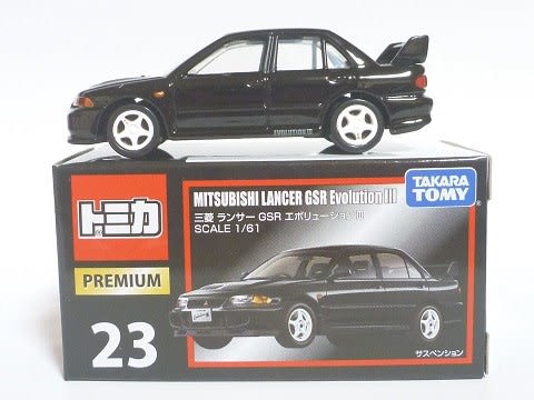 TOMICA PREMIUM 23 MITSUBISHI LANCER EVOLUTION III – NIHOBBY 日改通商