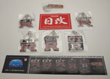  NISSAN GT-R Emblem Rubber Keychain Collection 6 types set (Full set] Nihobby
