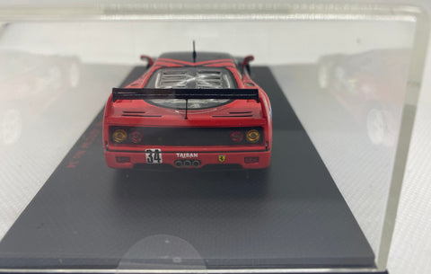 EBBRO FERRARI 1/43 Taisan Star card Ferrari F40 JGTC 1994