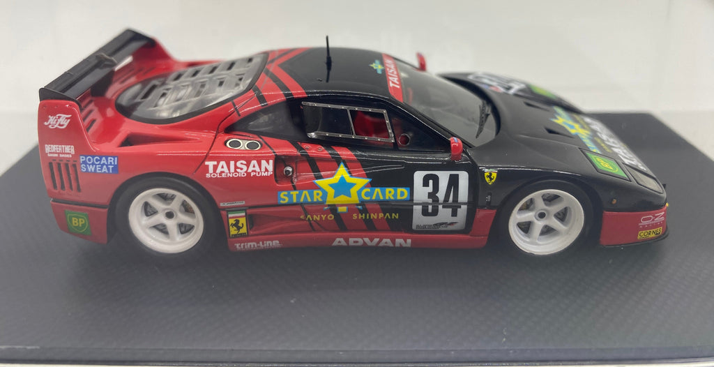 EBBRO FERRARI 1/43 Taisan Star card Ferrari F40 JGTC 1994