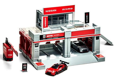 TOMICA NISSAN RACING TEAM NISMO PIT. event limited version Nihobby