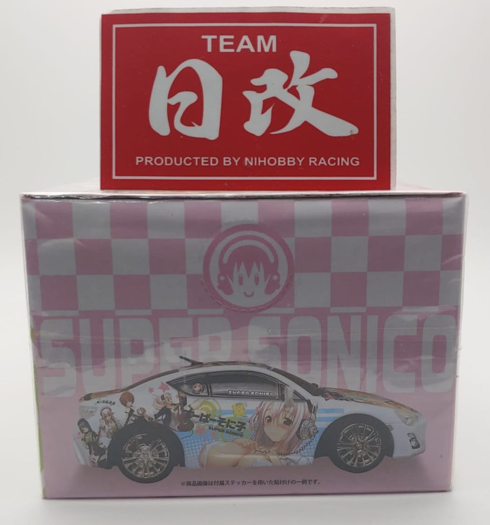 Super Sonico Toyota GT86 Radio control car with itasha sticker
