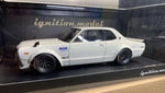 Ignition model IG Nissan Skyline 2000 GT-R KPGC10 HAKOSUKA white Nihobby