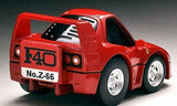 Choro Q Zero Ferrari F40 in Red Z-66a by TomyTec Pullback Car NIHOBBY 日改
